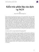 Kiến trúc phân lớp của dịch vụ NGN 