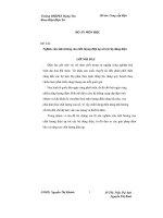 Nghiên cứu ánh hưởng của chất lượng điện áp tói các hộ dùng điện 