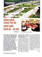 Chi nhánh ngân hàng nhà nước thành phố hà nội đồng hành cùng thủ đô phát triển kinh tế   xã hội 