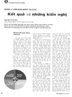 Thành  quản lý vốn nhà nước tại SCIC kết quả và những kiến nghị 