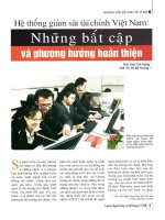 Hệ thống giám sát tài chính việt nam những bất cập và phương hướng hoàn thiện 