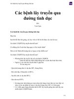 Các bệnh lây truyền qua đường tình dục