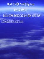 Bài giảng điện tử địa lý 9 bài cộng đồng các dân tộc việt nam (2) 