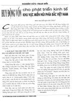 Huy đông vốn cho phát triển kinh tế khu vực miền núi phía bắc việt nam 