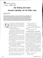 Trao đổi về hệ thống kế toán doanh nghiệp xổ số hiện nay 