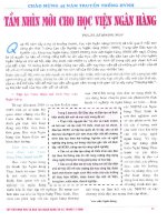 Tầm nhìn mới cho học viện ngân hàng 