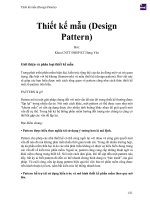 Thiết kế mẫu (design pattern) 