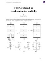 TRIAC (triod ac semiconductor switch) 