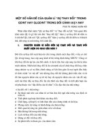 một số vấn đề của quản lú sự thay đổi trong quản lý giáo dục trong bối cảnh hiện nay