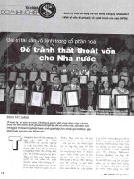 Giá trị tài sản vô hình trong cổ phần hóa để tránh thất thoát vốn cho nhà nước 