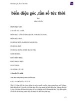 biến điệu góc ,tần số tức thời 