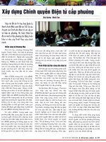 Xây dựng chính quyền điện tử cấp phường 