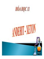 Bài giảng bài anđehit   xeton hóa học 11 (4) 