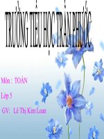 Bài giảng toán lớp 5 ôn tập về giải toán tham khảo (1) 