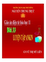 Bài giảng bài luyện tập ankin hóa học 11 (4) 