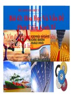 Bài giảng bài hóa học và các vấn đề phát triển kinh tế hóa học 12 