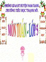 Bài giảng bài diện tích hình thang toán 5 (3) 