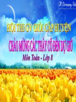 Bài giảng bài giải toán bằng cách lập phương trình đại số 8 (6) 