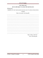 Nghiên cứu xây dựng bảng quảng cáo từ LED ma trận chủ yếu bằng thực nghiệm