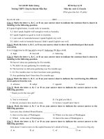 Đề thi học kỳ II môn Tiếng Anh lớp 12 THPT Chuyên Huỳnh Mẫn Đạt, Kiên Giang