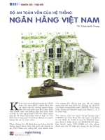 Độ an toàn vốn của hệ thống ngân hàng việt nam 