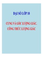 Bài giảng bài cung và góc lượng giác đại số 10 (4) 