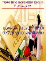 Bài giảng bài vị trí tương đối của đường thẳng và đường tròn hình học 9 (4) 