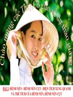 Bài giảng bài hình nón   hình nón cụt   diện tích xung quanh và thể tích của hình nón, hình nón cụt hình học 9 (4) 