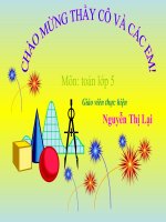 Bài giảng toán lớp 5 ôn tập về giải toán tham khảo (5) 