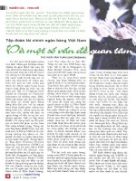 Tập đoàn tài chính ngân hàng việt nam và một số vấn đề quan tâm 