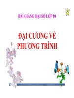 Bài giảng bài đại cương về phương trình đại số 10 (8) 