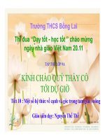 Bài giảng bài một số hệ thức về cạnh và đường cao trong tam giác vuông hình học 9 (2) 