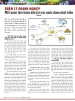 Quản lý doanh nghiệp   mối quan tâm hàng đầu tại các nước đang phát triển 