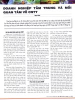 Doanh nghiệp tầm trung và mối quan tâm về CNTT 