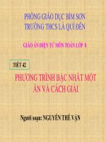 Bài giảng bài phương trình bậc nhất một ẩn đại số 8 (4) 