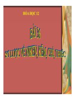 Bài giảng bài sơ lược về niken, kẽm, chì, thiếc hóa học 12 (3) 