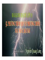 Bài giảng bài phương trình quy về phương trình bậc nhất, bậc hai đại số 10 (3) 