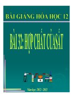 Bài giảng bài hợp chất của sắt hóa học 12 (3) 