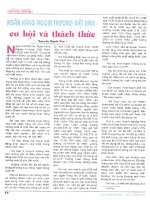 Ngân hàng ngoại thương việt nam cơ hội và thách thức 