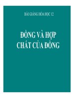 Bài giảng bài đồng và hợp chất của đồng hóa học 12 (3) 