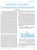 Tuân thủ yêu cầu của basel i tiêu chuẩn đo lường khả năng hội nhập của hệ thống ngân hàng thương mại việt nam 