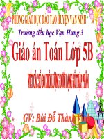 Bài giảng toán 5 viết các số đo khối lượng dưới dạng số thập phân (10) 