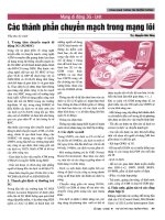 Các thành phần chuyển mạch trong mạng lõi 