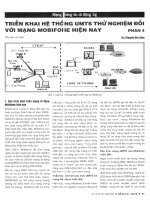 Mạng thông tin di động 3g   triển khai hệ thống UMTS thử nghiệm đối với mạng mobifone hiện nay   phần 4 