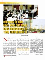 Mối quan hệ giữa hoạt động của ngân hàng thương mại và tăng trưởng kinh tế 