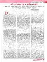 Sổ tay giao dịch ngân hàng cam kết đảm bảo cho hoạt động giao dịch ngân hàng công bằng, minh bạch 