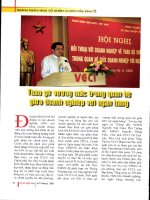 Tháo gỡ vướng mắc trong quan hệ giữa doanh nghiệp với ngân hàng 