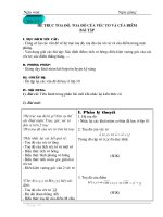 hệ trục tọa độ của véc tơ và của điểm