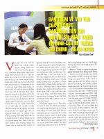 Bàn thêm về vai trò của tổ chức bảo hiểm tiền gửi đối với sự phát triển ổn định của hệ thống tài chính   ngân hàng 