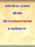 Bài giảng toán 5  so sánh hai số thập phân (5) 
